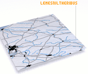 3d view of Le Mesnil-Théribus