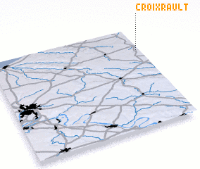 3d view of Croixrault