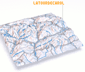 3d view of Latour-de-Carol