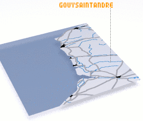 3d view of Gouy-Saint-André