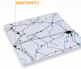 3d view of Sankt Moritz