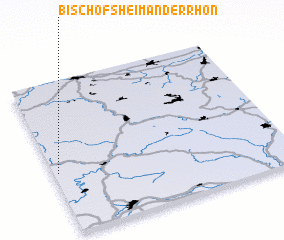 3d view of Bischofsheim an der Rhön