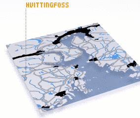 3d view of Hvittingfoss