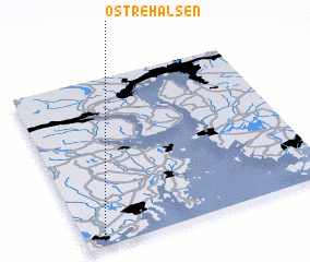 3d view of Østre Halsen