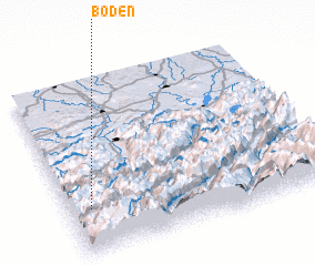 3d view of Boden