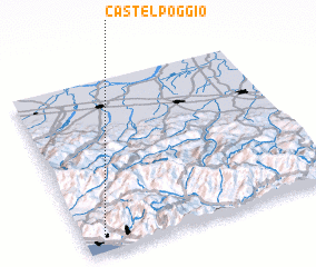 3d view of Castelpoggio