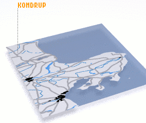 3d view of Komdrup