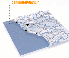 3d view of Motrone di Versilia