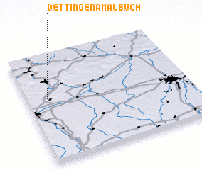 3d view of Dettingen am Albuch