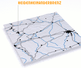 3d view of Heidenheim an der Brenz