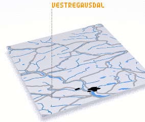 3d view of Vestre Gausdal