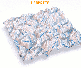 3d view of Le Bratte