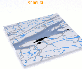 3d view of Snøfugl