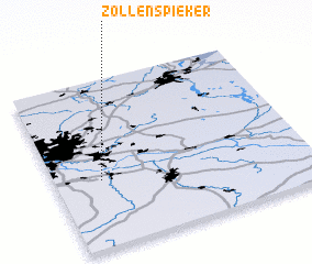 3d view of Zollenspieker