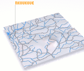 3d view of Nkoukoué