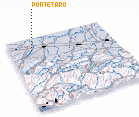 3d view of Ponte Taro