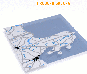 3d view of Frederiksbjerg