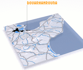 3d view of Douar Hamrouna