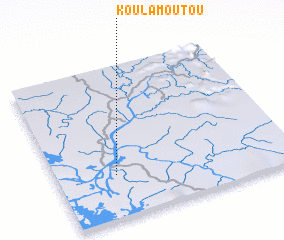 3d view of Koula-Moutou