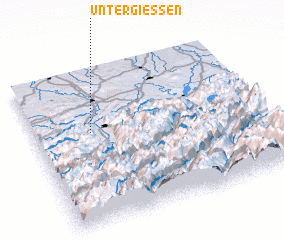 3d view of Untergießen