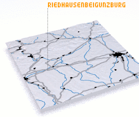 3d view of Riedhausen bei Günzburg