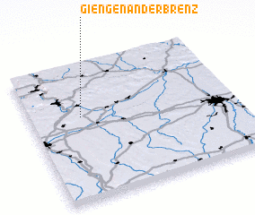 3d view of Giengen an der Brenz