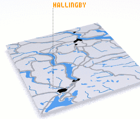 3d view of Hallingby