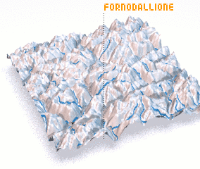 3d view of Forno dʼAllione