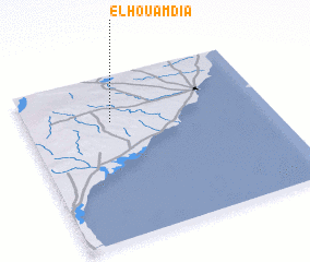 3d view of El Houamdia