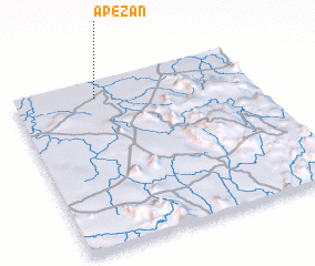 3d view of Apezan