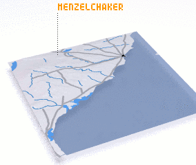 3d view of Menzel Chaker