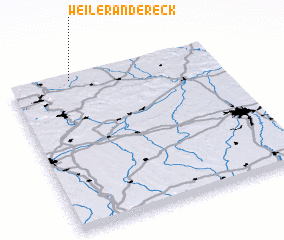 3d view of Weiler an der Eck