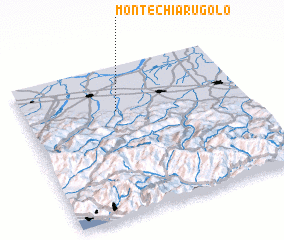 3d view of Montechiarugolo