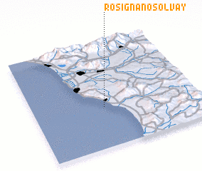 3d view of Rosignano Solvay