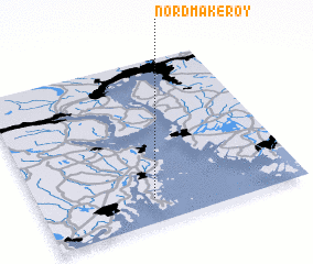 3d view of Nord Måkerøy