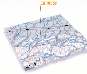 3d view of Canossa