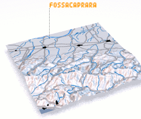 3d view of Fossa Caprara