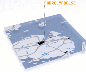 3d view of Nørre Lyndelse