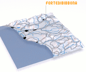 3d view of Forte di Bibbona