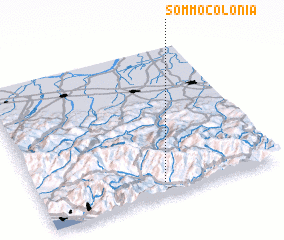 3d view of Sommocolonia
