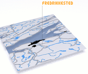 3d view of Fredrikkested