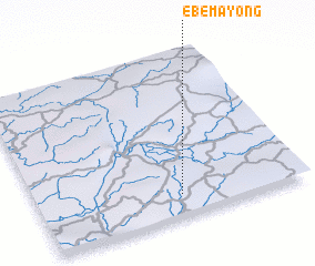 3d view of Ebemayong