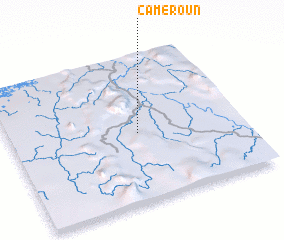 3d view of Cameroun