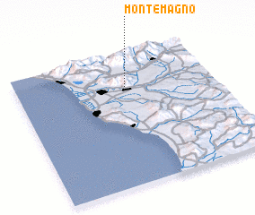 3d view of Montemagno