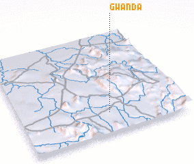 3d view of Gwanda