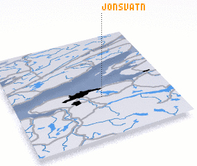 3d view of Jonsvatn