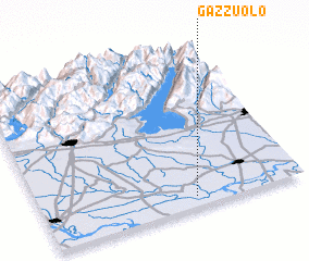3d view of Gazzuolo