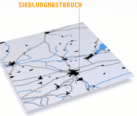 3d view of Siedlung Mastbruch