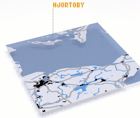3d view of Hjortø By