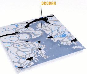 3d view of Drøbak